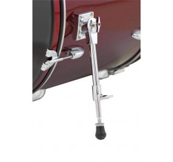 comprar Set de bateria Pearl Roadshow Studio RS505C con bombo de 20" con herrajes, platos y sillín en color Red Wine. 2