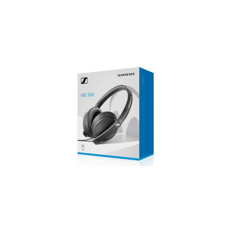 SENNHEISER HD300 Auriculares Hifi, Plegables, over-ear, inpedancia 18 ohm. respuesta 18-20.000 Hz.