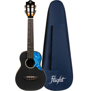 FLIGHT Ukelele Concierto PRINCESS Series IRIS Negro 2