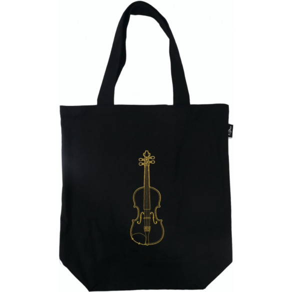 Bolsa Tote Bag Violín B-3055 Negra Bolsa Tote Bag Violín B-3055 Negra