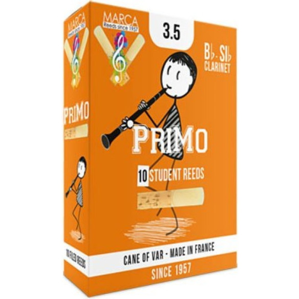 MARCA PRIMO Caja 10 Cañas Clarinete 3½ MARCA PRIMO Caja 10 Cañas Clarinete 3½