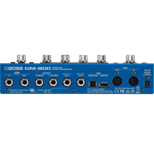 BOSS GM-800 Sintetizador de guitarra y bajo