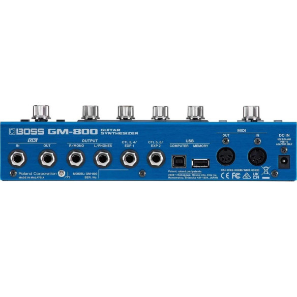 BOSS GM-800 Sintetizador de guitarra y bajo
