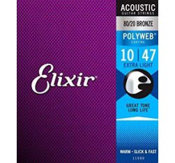 Compra Juego Polyweb Extra Light 80/20 Bronce 10-47 11000 online | MusicSales