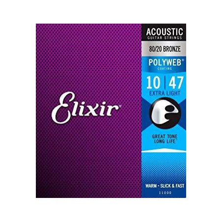 Compra Juego Polyweb Extra Light 80/20 Bronce 10-47 11000 online | MusicSales