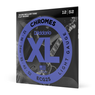D' Addario ECG25 Juego Cuerdas Guitarra Eléctrica Chromes 12-52