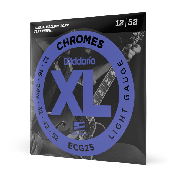 D' Addario ECG25 Juego Cuerdas Guitarra Eléctrica Chromes 12-52 D' Addario ECG25 Juego Cuerdas Guitarra Eléctrica Chromes 12-52