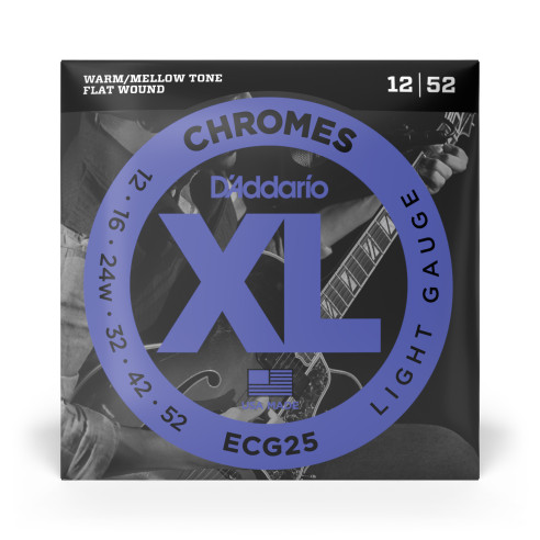 D' Addario ECG25 Juego Cuerdas Guitarra Eléctrica Chromes 12-52