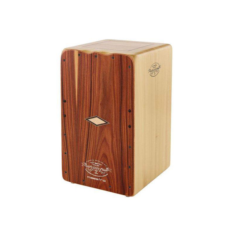 Cajón Flamenco Pepote Maestro con 10 bordones con afinación independiente.