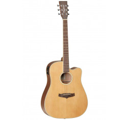 TANGLEWOOD TW10 Guitarra acústica Dreadnought Cutaway Previo B-BANDM-450T, Tapa Cedro Macizo,aros y fondo Caoba.