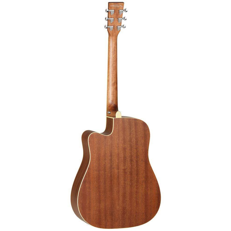 TANGLEWOOD TW10 Guitarra acústica Dreadnought Cutaway Previo B-BANDM-450T, Tapa Cedro Macizo,aros y fondo Caoba.
