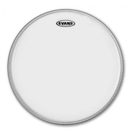 Parche para tom de 13" de una capa blanco rugoso Evans B13G1. Parche para tom de 13" de una capa blanco rugoso Evans B13G1.