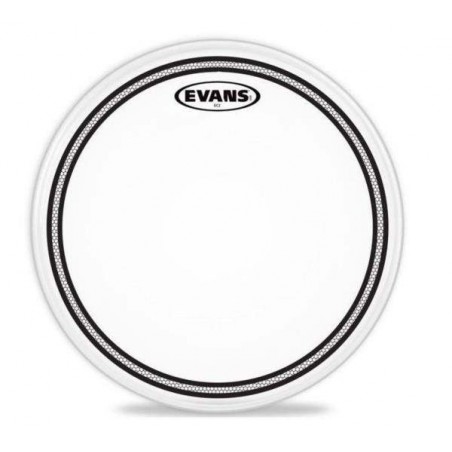 Parche para tom de 6" de 2 capas blanco rugoso con muffle B06EC2S.