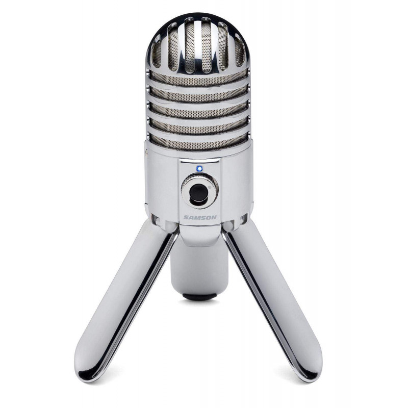 Micrófono de condensador USB Samson Meteor MIC para voz o broadcasting.