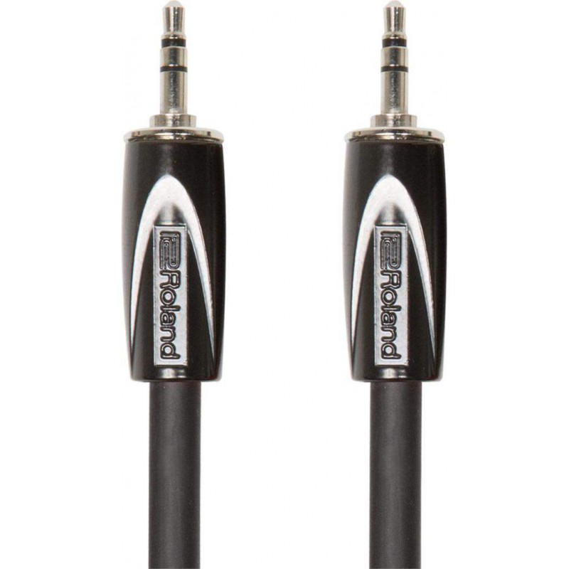 Cable de 3 Metros de Minijack Macho estéreo a Minijack Macho estéreo ROLAND Serie Black RCC-10-3535