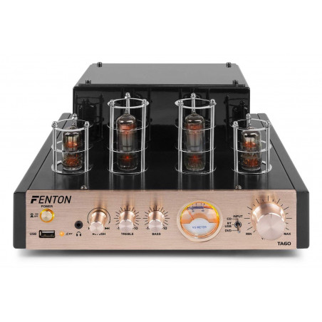 FENTON TA-60 Amplificador Hifi estéreo a valvulas hibrido 2x25 vatios