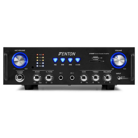 FENTON AV100BT Amplificador Estereo 2x50W.Con USB/SD y Bluetooth,