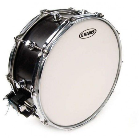 Parche batidor para caja de 14" Evans ST Extra Duro B14ST de 2 capas blanco rugoso. Parche batidor para caja de 14" Evans ST Extra Duro B14ST de 2 capas blanco rugoso.