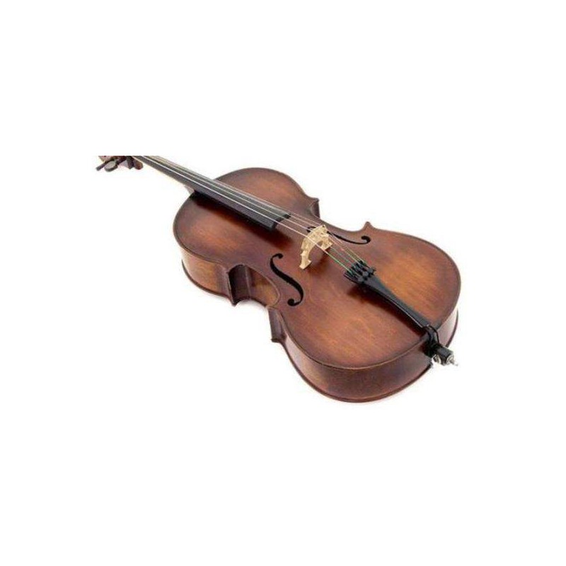 Cello Corina Duetto 1/2 con Fondo y aros de arce, Tapa de abeto sólidos y Diapasón de ébano