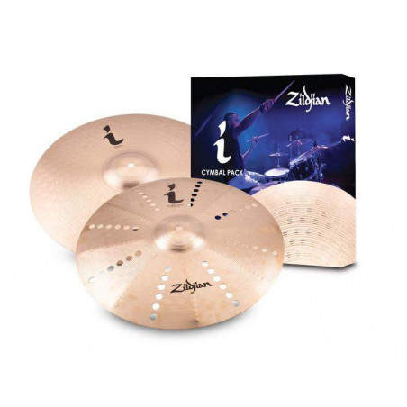 Juego Platos Zildjian I Family Expression Pack 2 referencia ILHEXP2 compuesto de 1 Trash Crash de 17" y 1 Crash de 18".