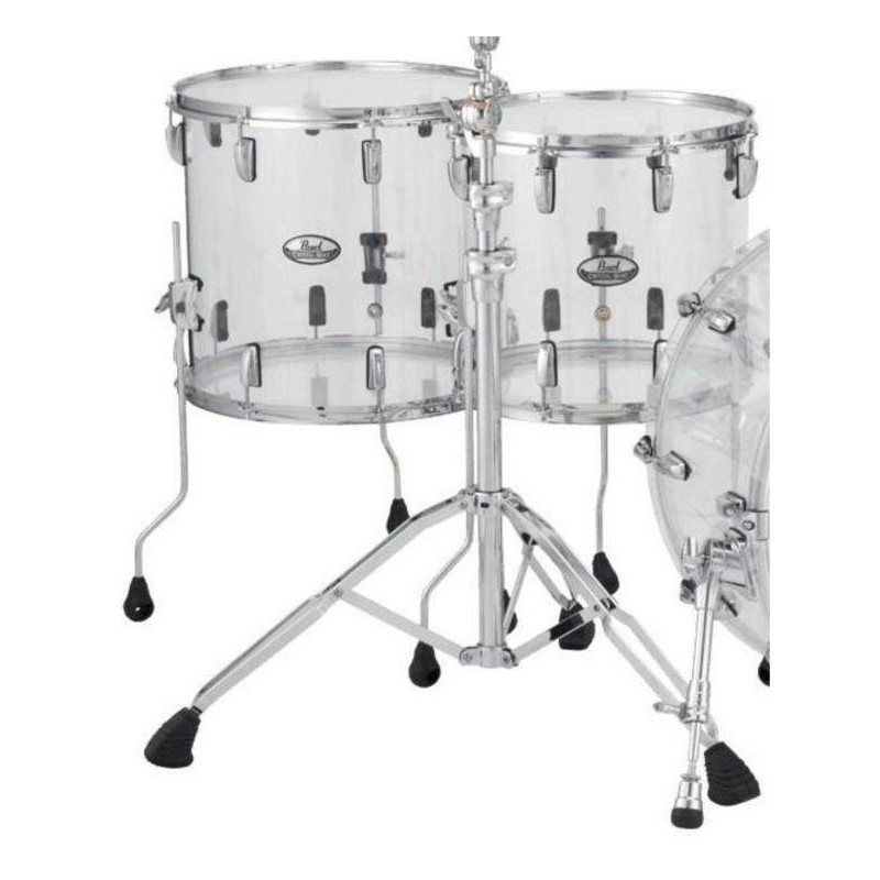Set de Bateria Rock 22" de 4 piezas Pearl Crystal Beat CRB524FP en acabado Ultra Clear. Herrajes y platos no incluidos.