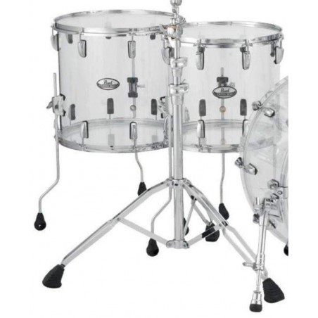 Set de Bateria Rock 22" de 4 piezas Pearl Crystal Beat CRB524FP en acabado Ultra Clear. Herrajes y platos no incluidos.