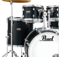 Set de Bateria Standard 22" de 5 piezas Pearl Decade Maple DMP925S en acabado Satin Slate Black con herrajes. 2