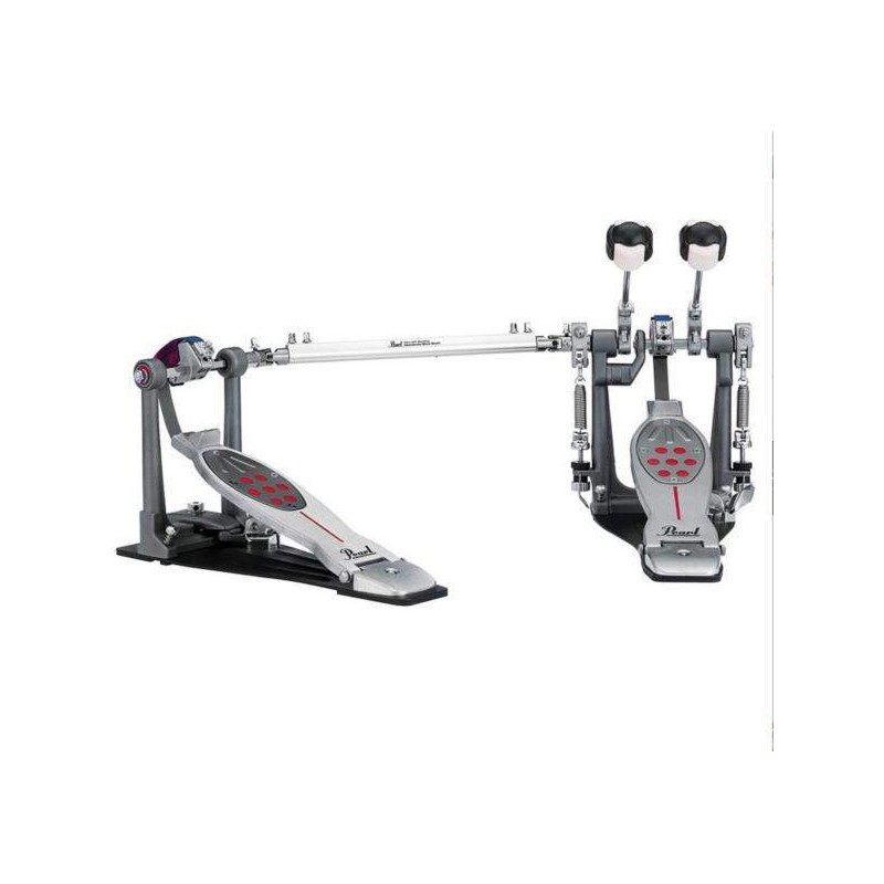 Pedal de Bombo Doble PEARL P-2052B Eliminator Redline, Belt Drive ( transmisión por correa )