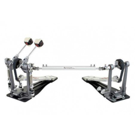 Pedal de Bombo Doble PEARL P-2052C Eliminator Redline, transmisión por cadena