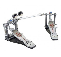 Pedal de Bombo Doble para Zurdos PEARL P-2052BL Eliminator Redline, Belt Drive ( transmisión por correa ) 2