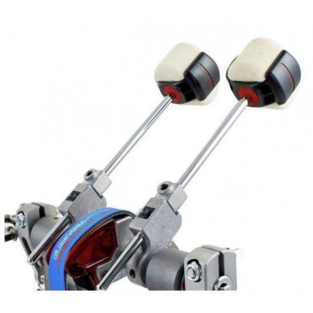 Pedal de Bombo Doble para Zurdos PEARL P-2052BL Eliminator Redline, Belt Drive ( transmisión por correa )