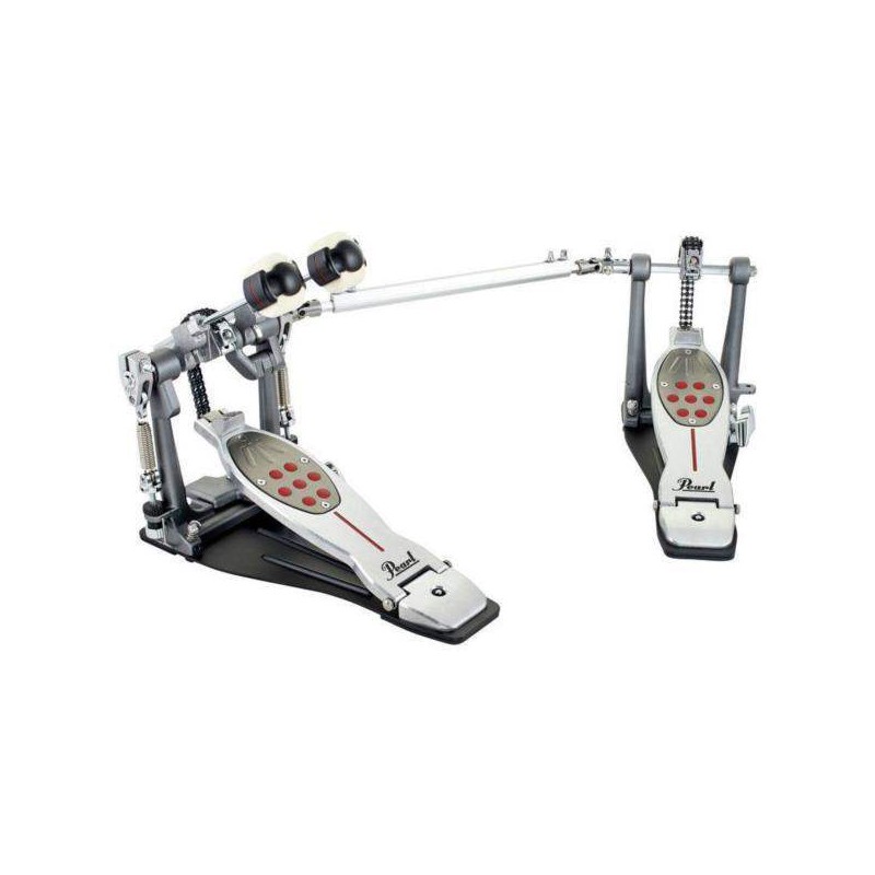 Pedal de Bombo Doble para Zurdos EARL P-2052CL Eliminator Redline, transmisión por cadena