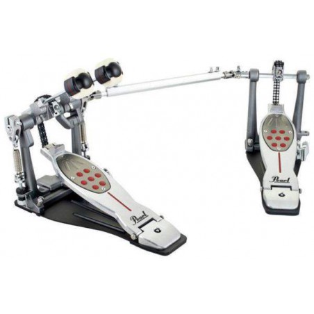 Pedal de Bombo Doble para Zurdos EARL P-2052CL Eliminator Redline, transmisión por cadena