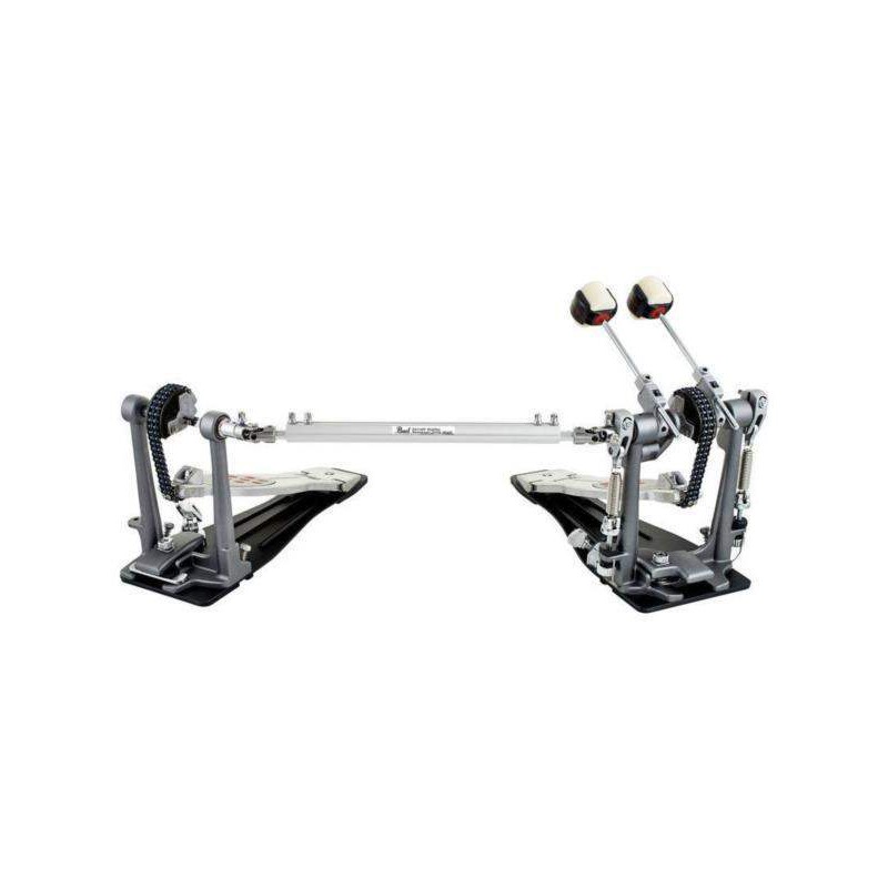 Pedal de Bombo Doble para Zurdos EARL P-2052CL Eliminator Redline, transmisión por cadena
