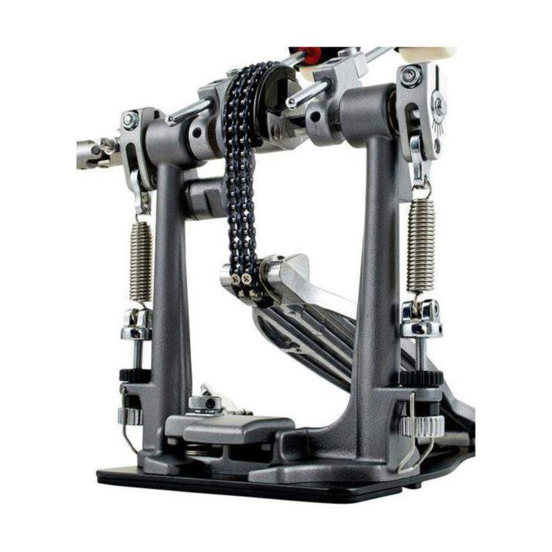 Pedal de Bombo Doble para Zurdos EARL P-2052CL Eliminator Redline, transmisión por cadena