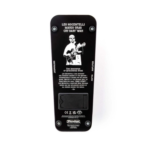 comprar Pedal de Wah wah crybaby Dunlop Signature Leo Nocentelli Signature Mardi Gras LN95.