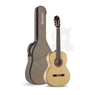 Guitarra Flamenca ALHAMBRA 3F con tapa maciza de abeto alemán,cuerpo de sicomoro y diapasón de palosanto de India. 2