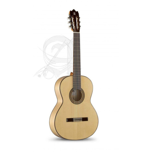 Guitarra Flamenca ALHAMBRA 3F con tapa maciza de abeto alemán,cuerpo de sicomoro y diapasón de palosanto de India.