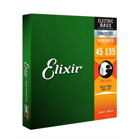 Compra Juego Nanoweb Stainless Steel 5 Cuerdas 45-135 14782 online | MusicSales
