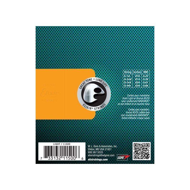 Compra Juego Mandolina Nanoweb 10-34 11500 online | MusicSales