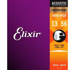 Compra Juego Nanoweb Phosphor Bronze Medium 13-56 16102 online | MusicSales