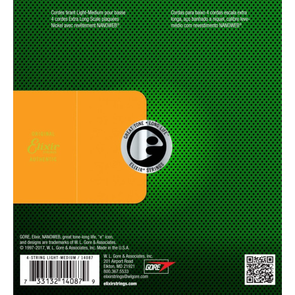 Compra Juego Nanoweb Escala Extra Larga 45-105 14087 online | MusicSales Compra Juego Nanoweb Escala Extra Larga 45-105 14087 online | MusicSales