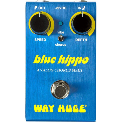 Pedal de Chorus analógico Dunlop Way Huge WM-61 Blue Hippo en formato Mini.