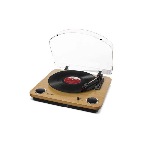 Ion Audio MAX LP Madera Plato giradiscos con altavoces