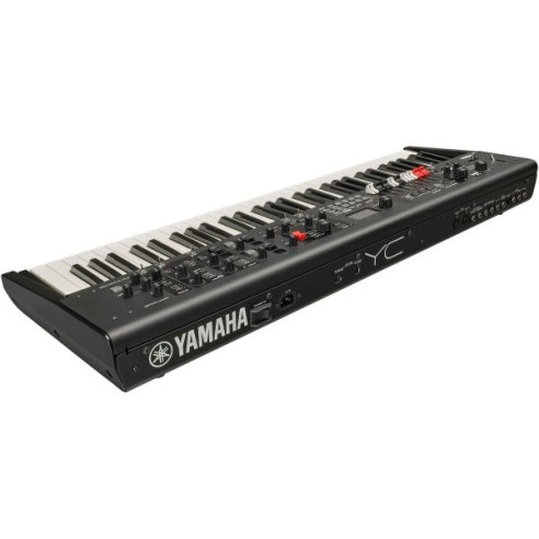 Yamaha YC61Teclado Sintetizador escenario con tiradores