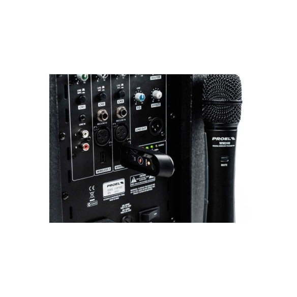 U24B, Micrófono inalambrico de petaca USB,