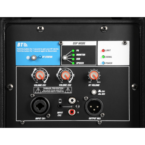 Power Dynamics PD415A Bafle Activo Bi-amplificado 15" 1400W