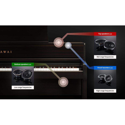 Kawai CA-701 R Piano Digital Palisandro