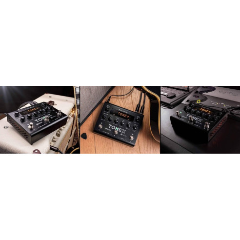 IK Multimedia PEDAL TONE X Pedal Stompbox de amplificación y distorsión