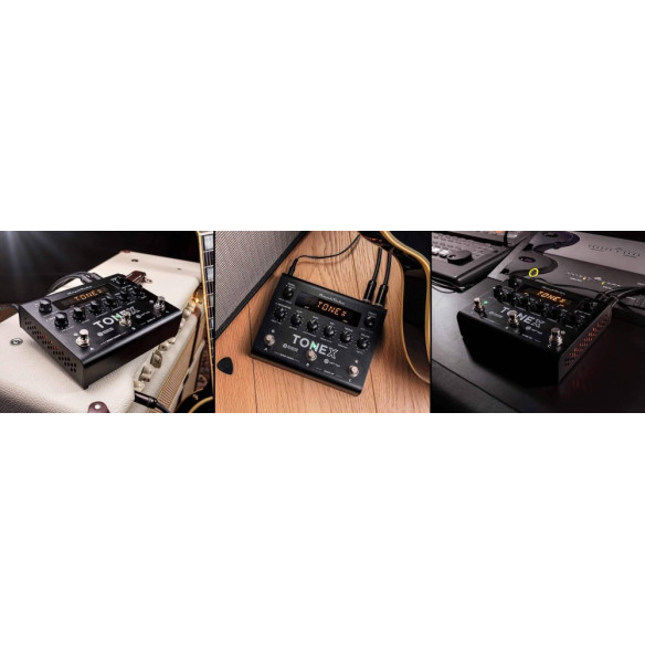 IK Multimedia PEDAL TONE X Pedal Stompbox de amplificación y distorsión